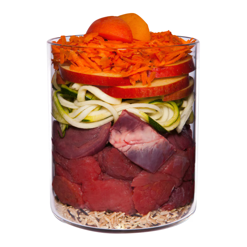 Terra Canis Menü Classic Rind mit Karotte, Apfel & Naturreis