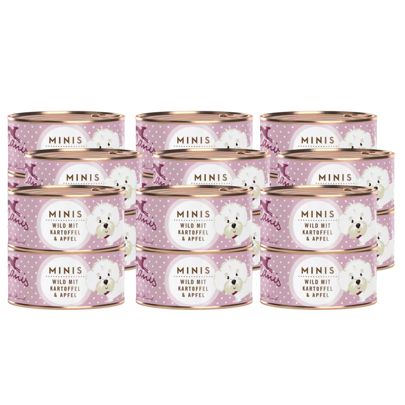 Terra Canis Menü Mini Wild mit Kartoffeln und Apfel