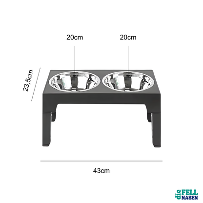 Erhöhter Futternapf für Hunde – Gesunde Haltung und Komfort beim Fressen
