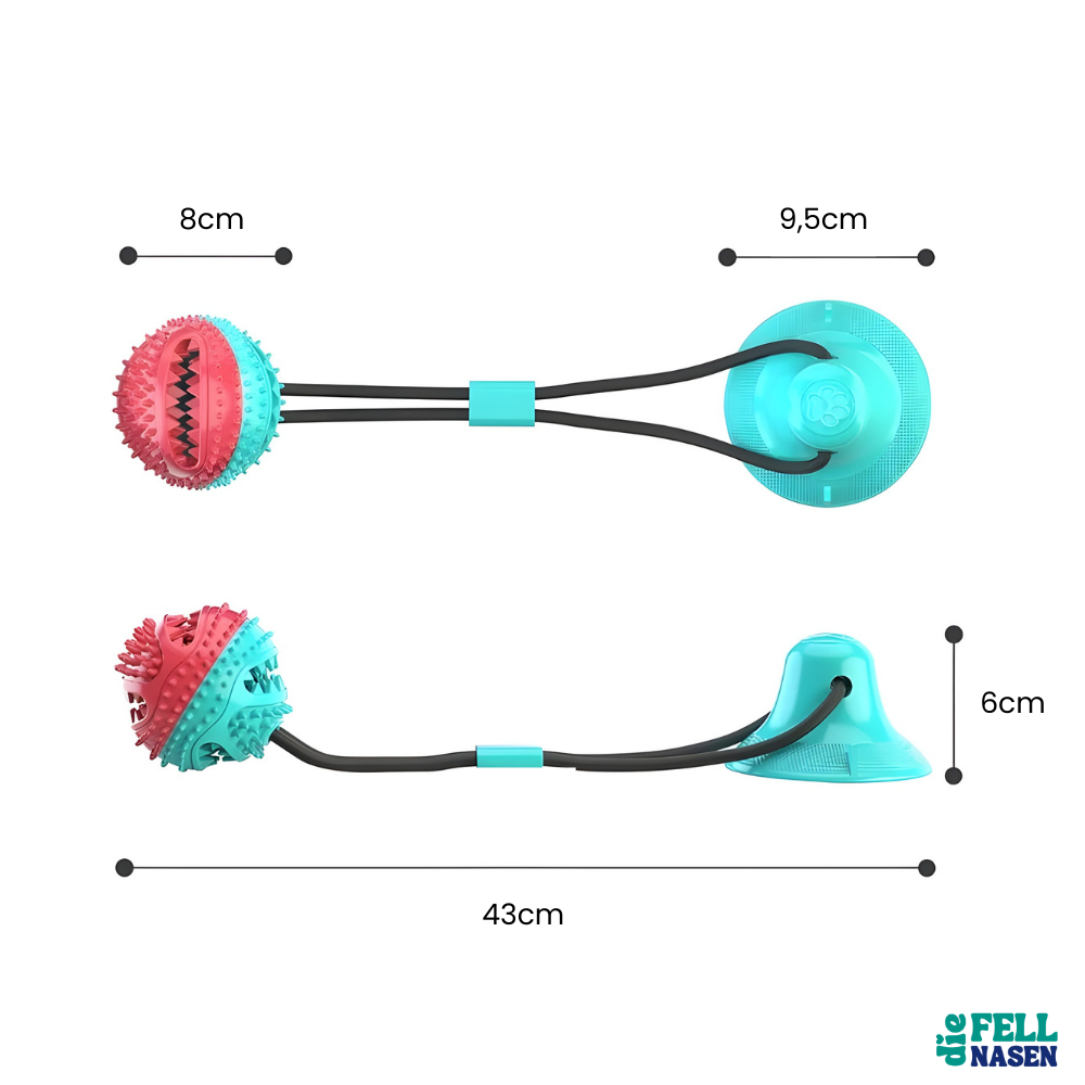 Kauspielzeug mit Saugnapf – Spielspaß & Zahnpflege in einem