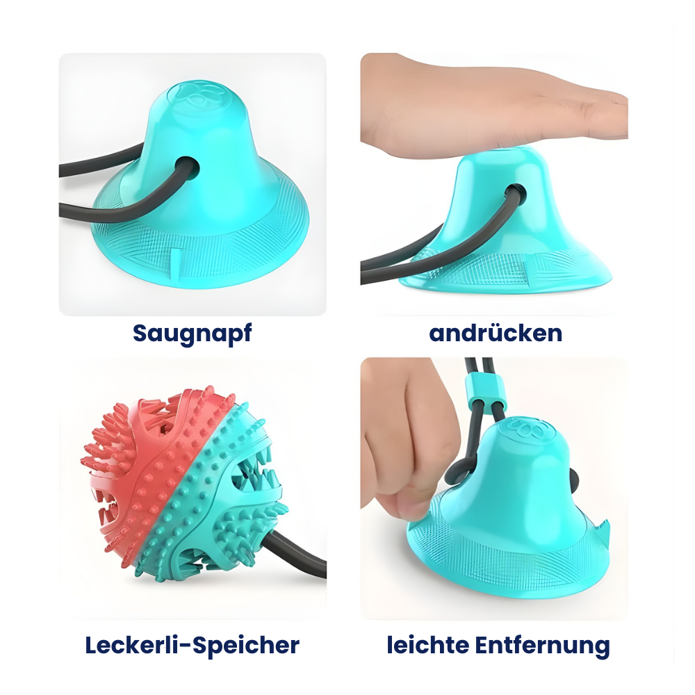 Kauspielzeug mit Saugnapf – Spielspaß & Zahnpflege in einem