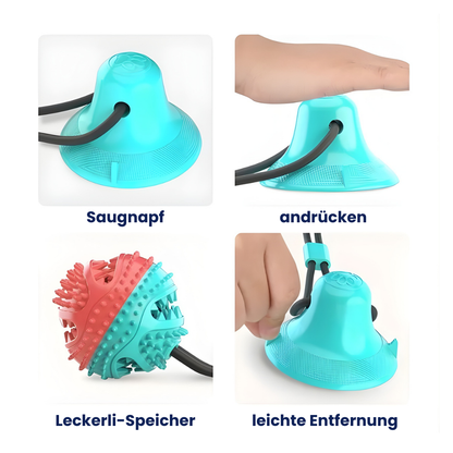 Kauspielzeug mit Saugnapf – Spielspaß & Zahnpflege in einem