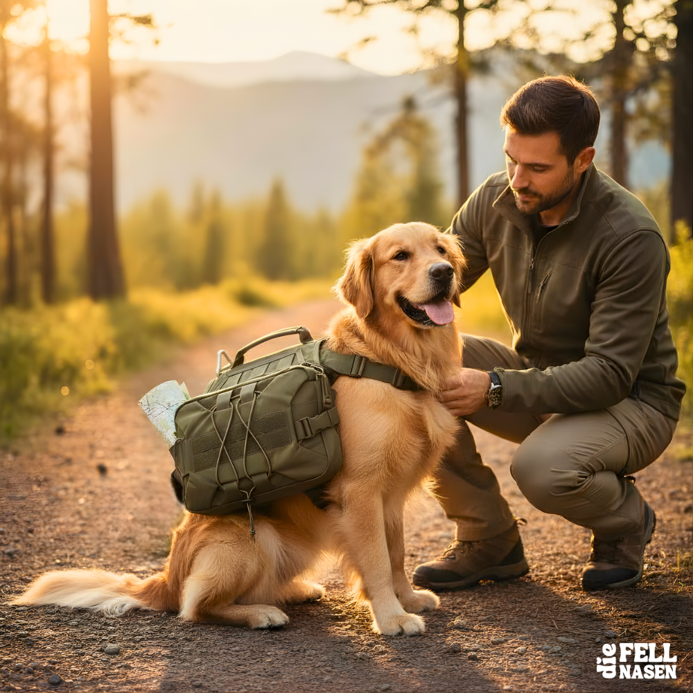 Hunde-Rucksack-Geschirr – Mehr Freiheit & Stauraum bei jedem Abenteuer