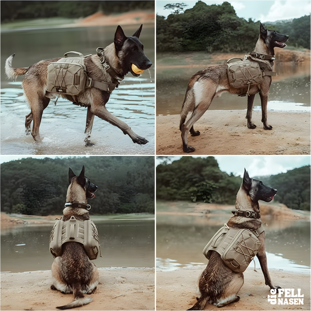 Hunde-Rucksack-Geschirr – Mehr Freiheit & Stauraum bei jedem Abenteuer