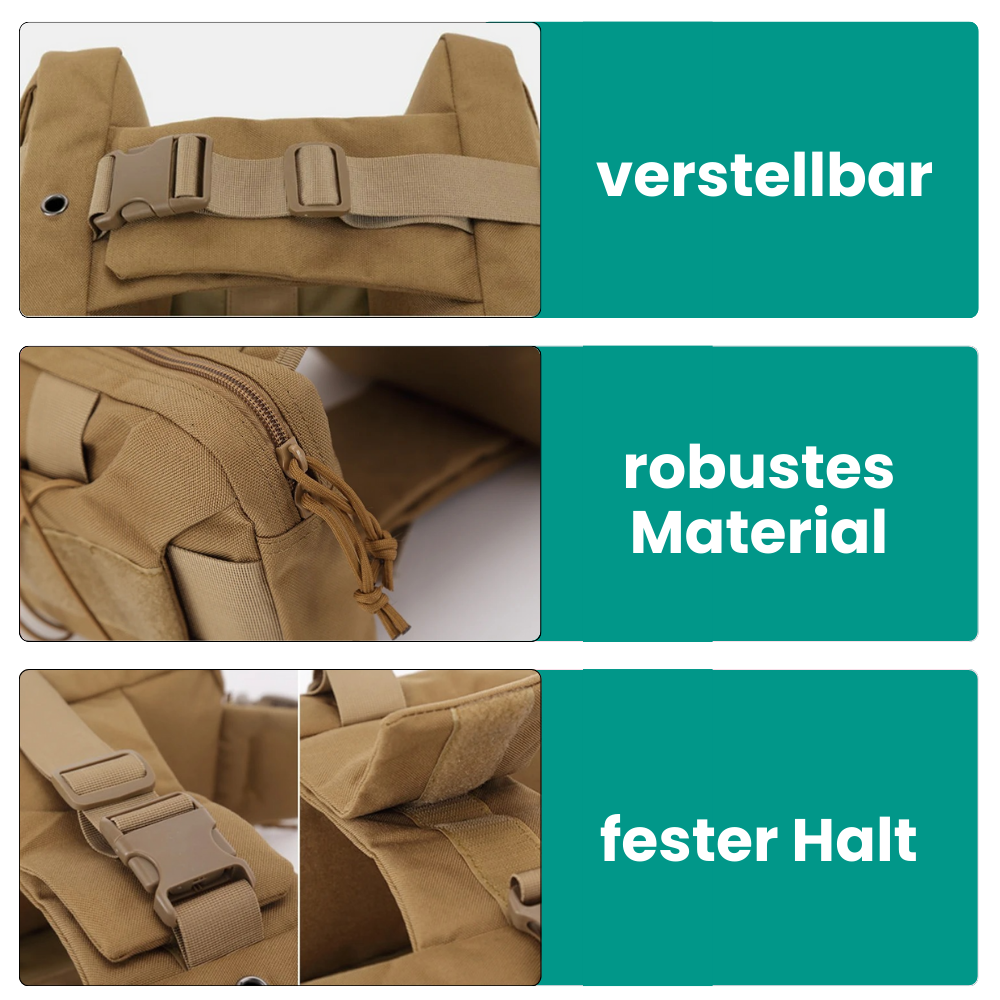 Hunde-Rucksack-Geschirr – Mehr Freiheit & Stauraum bei jedem Abenteuer