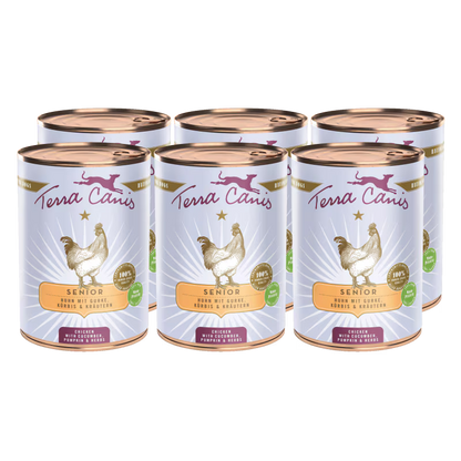 Terra Canis Menü Senior Huhn mit Gurken, Kürbis & Kräutern
