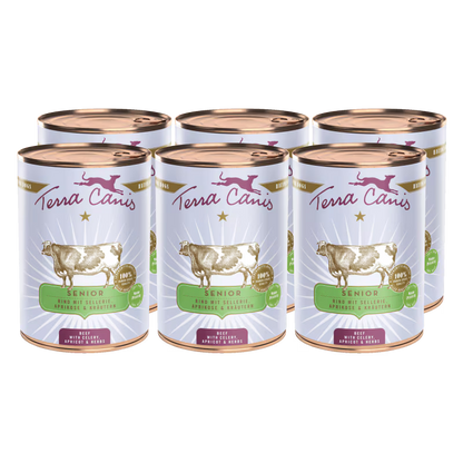 Terra Canis Menü Senior Rind mit Sellerie, Aprikose & Kräutern