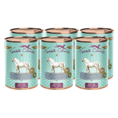 Terra Canis Menü -Getreidefrei- Pferd mit Steckrübe, Fenchel & Salbei