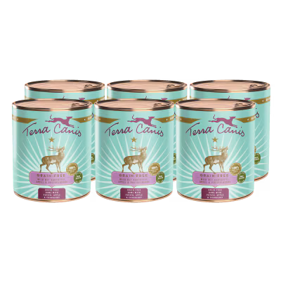 Terra Canis Menü -Getreidefrei- Wild mit Kartoffeln, Apfel & Preiselbeeren