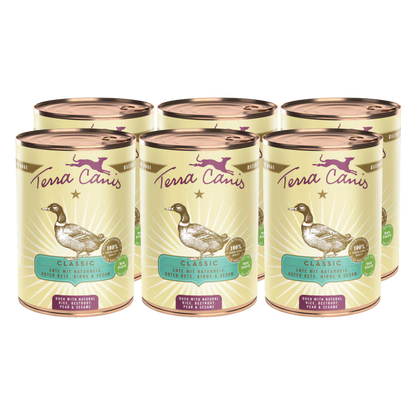 Terra Canis Menü Classic Ente mit Naturreis, Rote Bete, Birne & Sesam