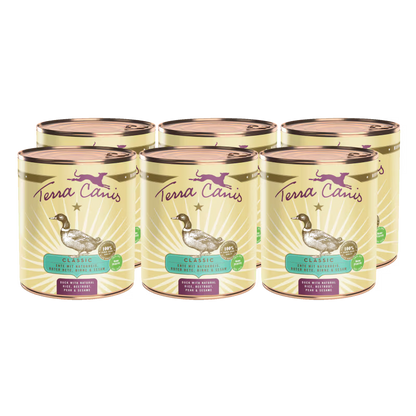 Terra Canis Menü Classic Ente mit Naturreis, Rote Bete, Birne & Sesam
