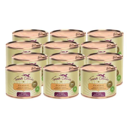 Terra Canis Menü Classic Huhn mit Tomate, Amaranth & Basilikum