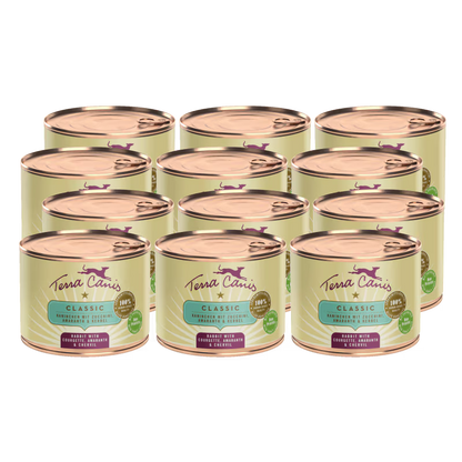 Terra Canis Menü Classic Kaninchen mit Zucchini, Amaranth & Kerbel