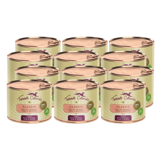Terra Canis Menü Classic Pute mit Brokkoli, Birne & Kartoffeln