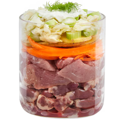 Terra Canis Menü Schonkost Huhn mit Karotte, Kartoffel, Hüttenkäse & Kamille