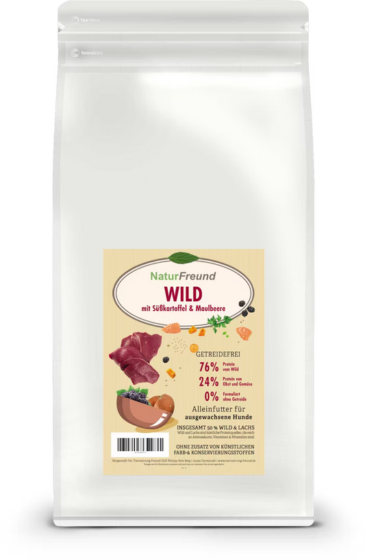 NaturFreund Wild mit Süßkartoffel & Maulbeere