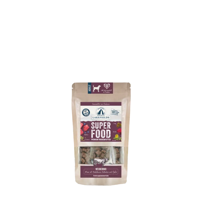 SUPERFOOD Premium WEIDERIND Komplettmenü für Welpen