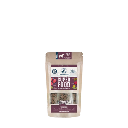 SUPERFOOD Premium WEIDERIND Komplettmenü für kleine Hunde