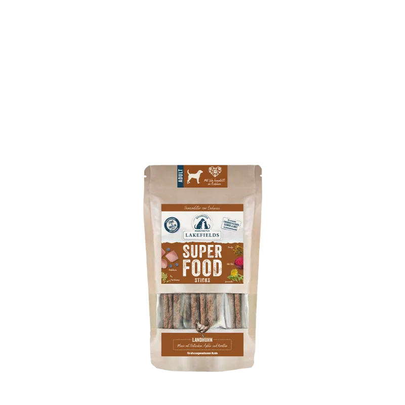 SUPERFOOD Premium STICKS LANDHUHN für Welpen