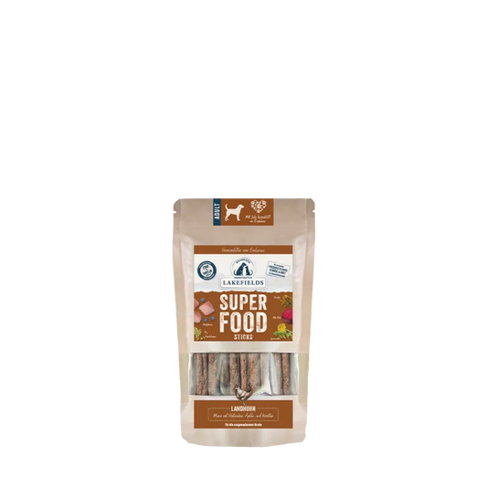 SUPERFOOD Premium STICKS LANDHUHN für Welpen