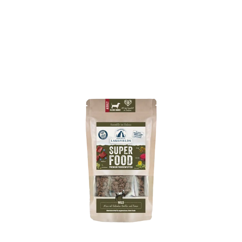 SUPERFOOD Premium  WILD Komplettmenü für kleine Hunde