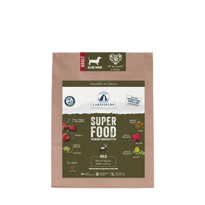 SUPERFOOD Premium  WILD Komplettmenü für kleine Hunde